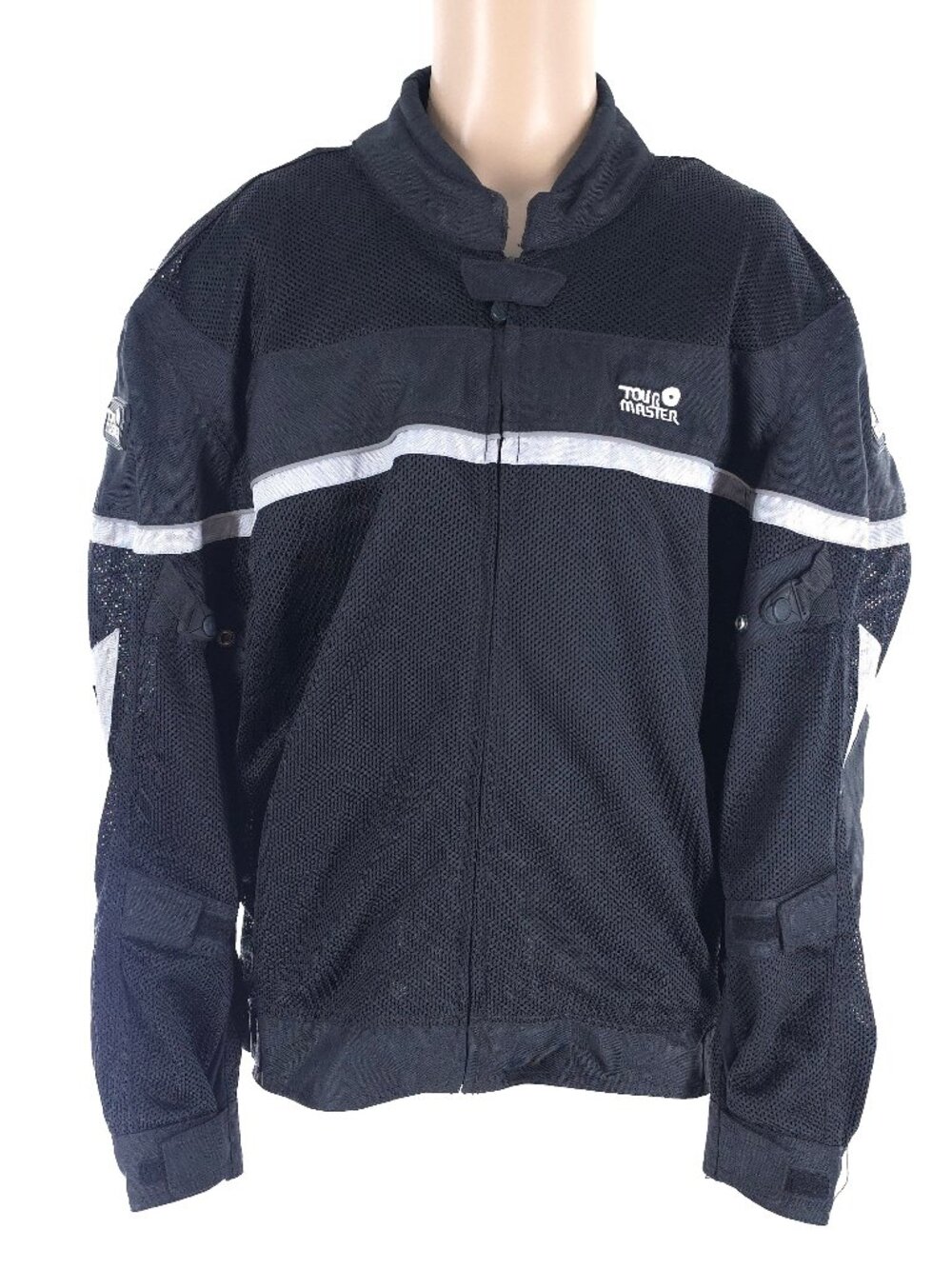 Tour Master Drift Motorcycle Men Jacket Polyester Color Back Size XXL / 48